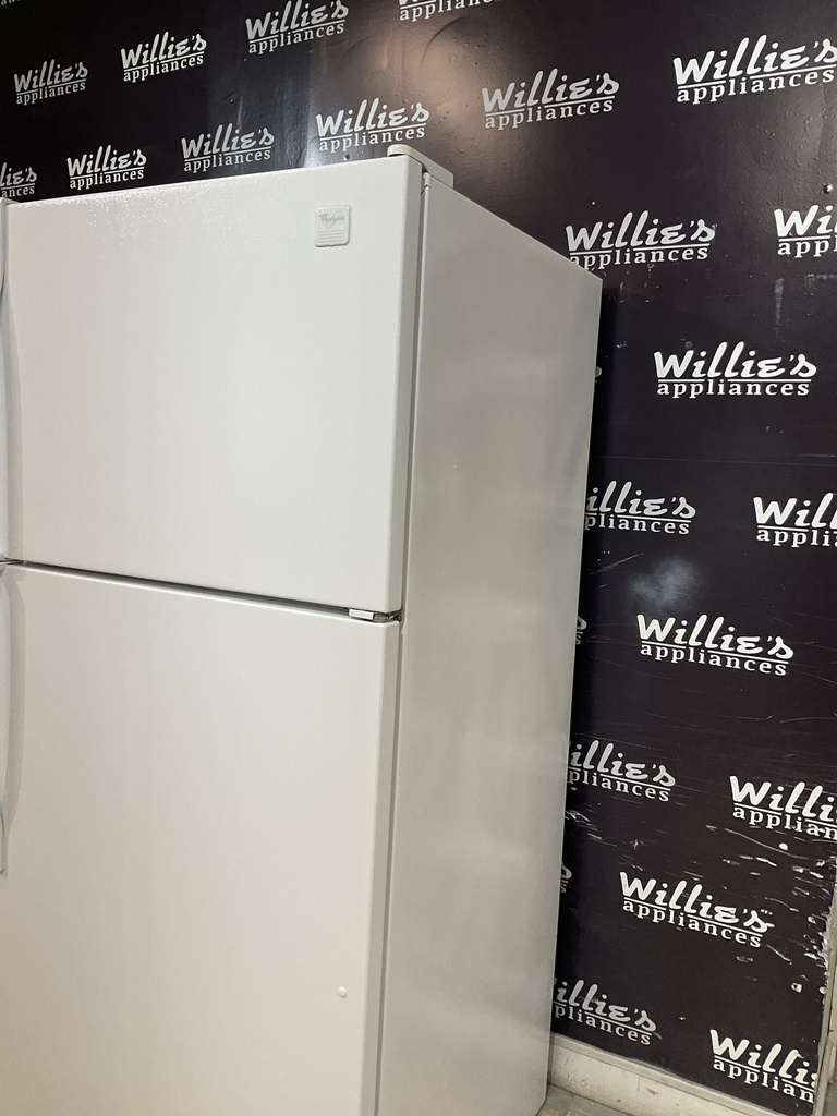 Whirlpool Used Refrigerator Top and Bottom 30x65 1/2” 