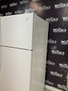 Whirlpool Used Refrigerator Top and Bottom 30x65 1/2” 