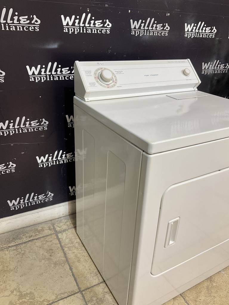 Whirlpool Used Electric Dryer 220volts (30 AMP) 29inches {no cord} 