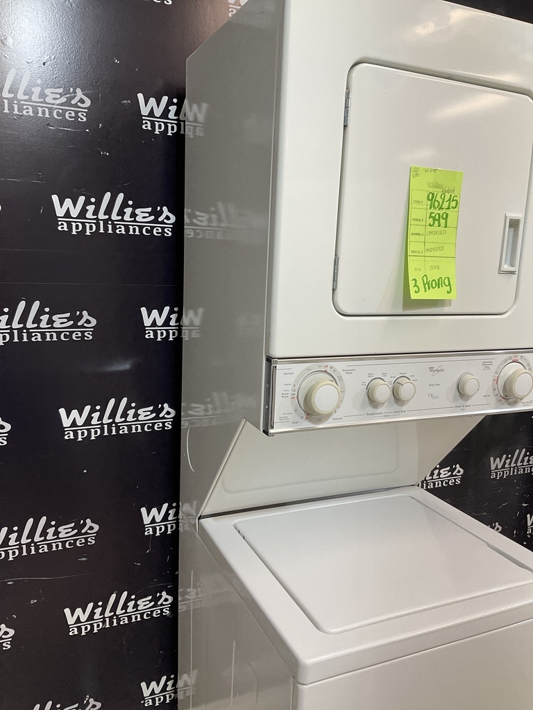 Whirlpool Used Electric Unit Stackable 220volts (30 AMP)  24x71 {3 prong} 