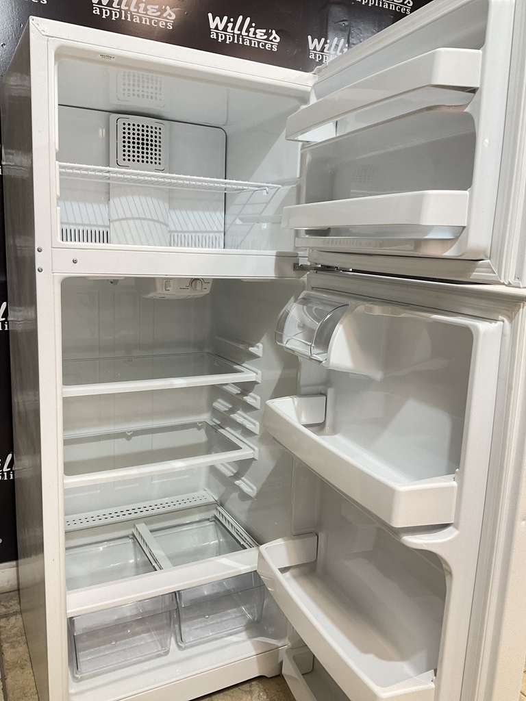 Hotpoint Used Refrigerator Top and Bottom 28x66 1/2” 