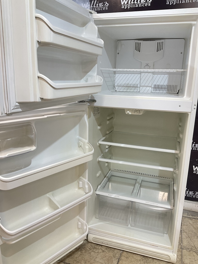 Frigidaire Used Refrigerator Top and Bottom 30x68 1/2” 