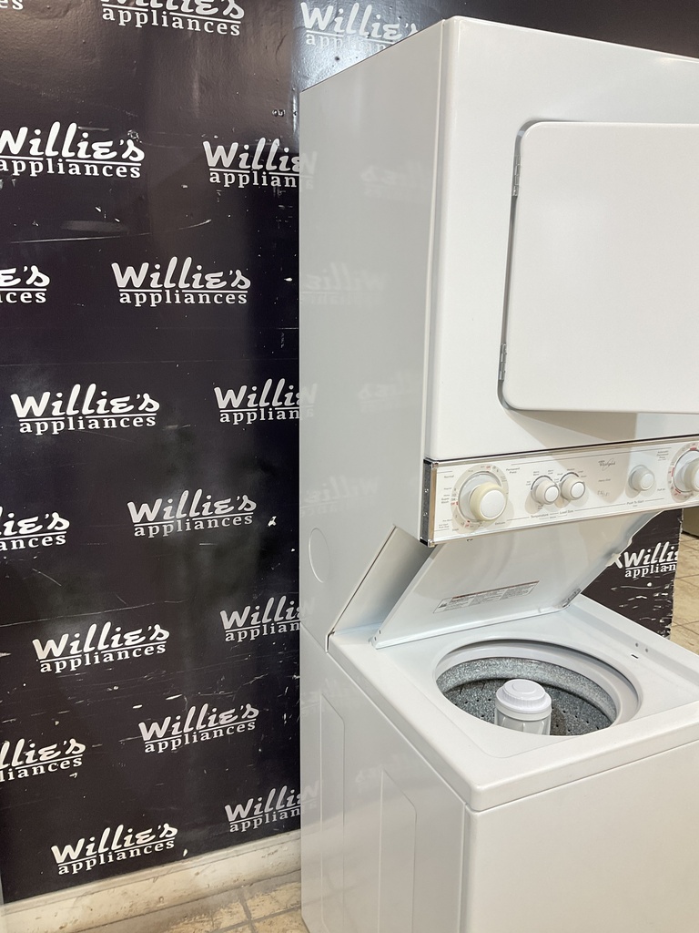 Whirlpool Used Electric Unit Stackable 220volts (30 AMP) 24x71 1/2” {3 prong}