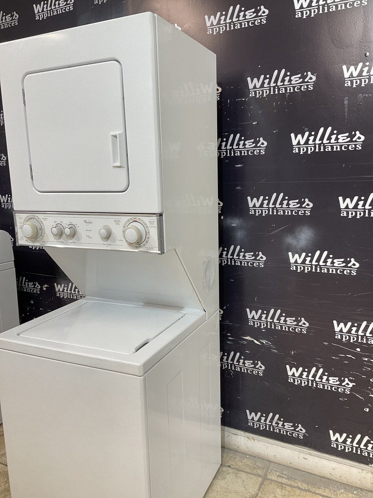 Whirlpool Used Electric Unit Stackable 220volts (30 AMP) 24x71 1/2” {3 prong}