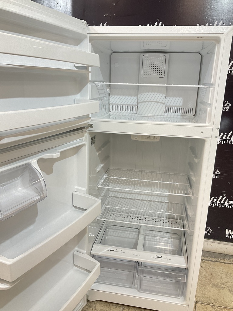 Ge Used Refrigerator Top and Bottom 28x64 