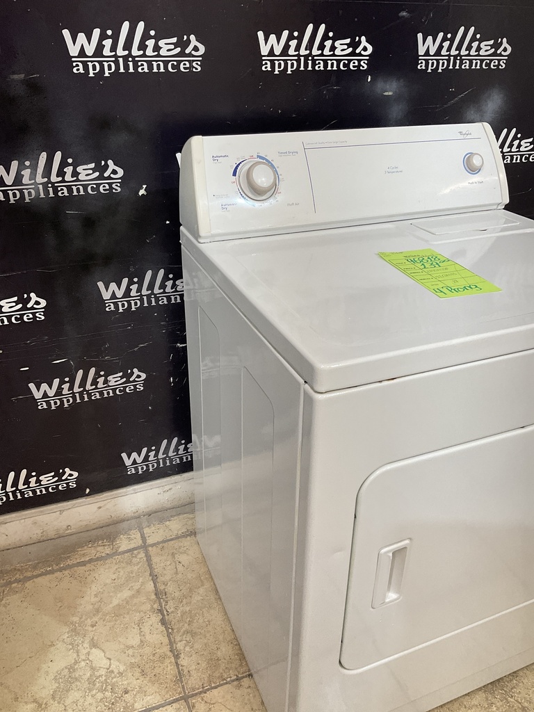 Whirlpool Used Electric Dryer 220volts (30 AMP) 29inches {4 prong} 