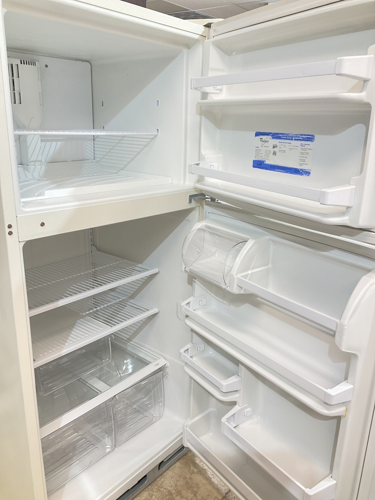Whirlpool Used Refrigerator Top and Bottom 30x65 1/2” 