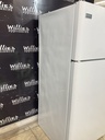 Frigidaire Used Refrigerator Top and Bottom 30x65 1/2” (White) 
