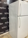 White Westinghouse Used Refrigerator Top and Bottom 30x65 1/2” 