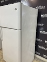 White Westinghouse Used Refrigerator Top and Bottom 30x65 1/2” 