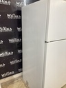 Whirlpool Used Refrigerator Top and Bottom 33x65 1/2” (White)