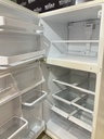 Kenmore Used Refrigerator Top and Bottom 33x65 1/2” (Bisque) 