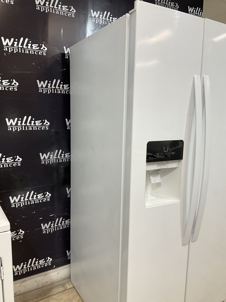 Whirlpool Used Refrigerator Side by Side 36x69 1/2” (White) 