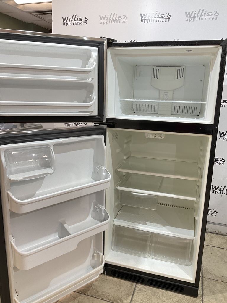 Frigidaire Used Refrigerator Top and Bottom 28x64 1/2” (Stainless Steel)