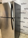 Frigidaire Used Refrigerator Top and Bottom 28x64 1/2” (Stainless Steel)