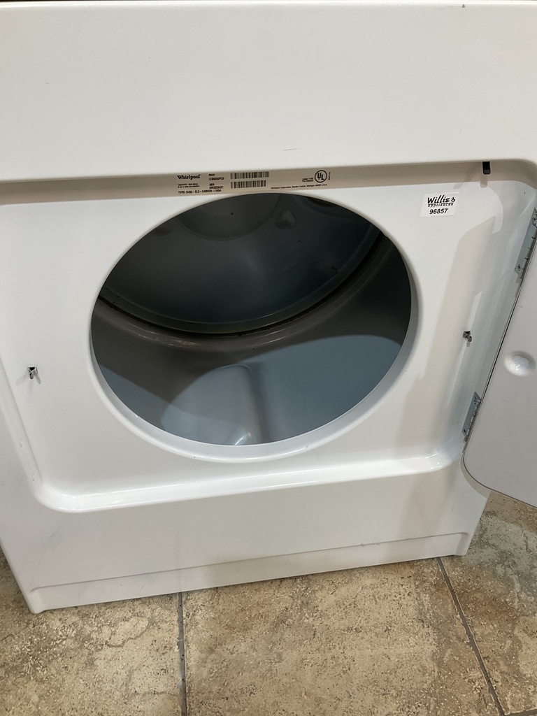 Whirlpool Used Electric Dryer 220volts (30 AMP) 29inches {4 prong} (White) 