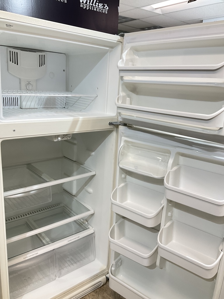 Kenmore Used Refrigerator Top and Bottom 30x65 1/2” (Bisque)