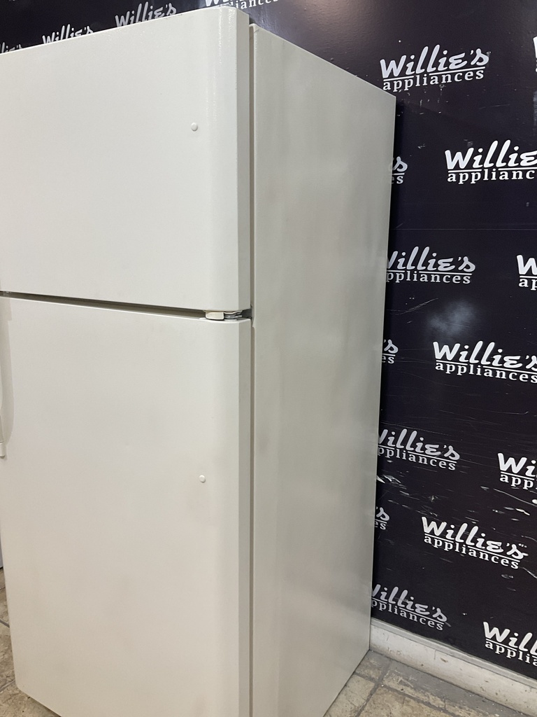 Kenmore Used Refrigerator Top and Bottom 30x65 1/2” (Bisque)