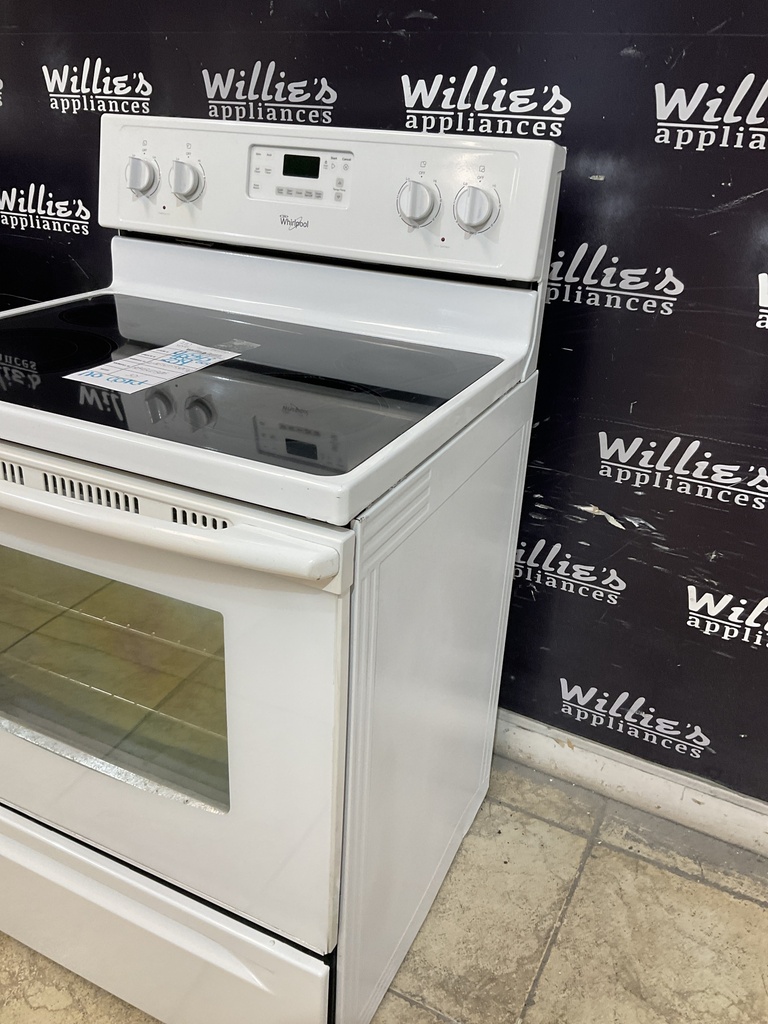 Whirlpool Used Electric Stove 220volts  (40/50 AMP) 30inches {no cord} (Bisque) 
