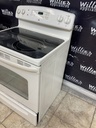 Ge Used Electric Stove 220volts (40/50 AMP) 30inches {4 prong} (Bisque)