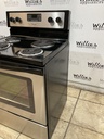 Whirlpool Used Electric Stove 220volts (40/50 AMP) 30inches {no cord} (Stainless Steel) 