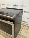 Whirlpool Used Electric Stove 220volts (40/50 AMP) 30inches {4 prong} (Stainless Steel) 
