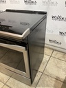 Whirlpool Used Electric Stove 220volts (40/50 AMP) 30inches {4 prong} (Stainless Steel)