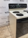 Ge Used Electric Stove 220volts (40/50 AMP) 30inches {no cord} (Bisque/Black)