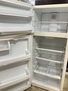 Ge Used Refrigerator Top and Bottom 28x67 (Bisque)