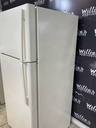 Ge Used Refrigerator Top and Bottom 28x67 (Bisque)