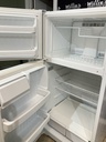 Ge Used Refrigerator Top and Bottom 28x61 1/2” (White) 