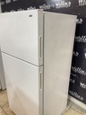 Hotpoint Used Refrigerator Top and Bottom 28x61 1/2’ (White) 