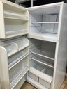 Whirlpool Used Refrigerator Top and Bottom 28x62 1/2” (White)