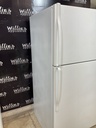 Whirlpool Used Refrigerator Top and Bottom 33x65 1/2” (White)