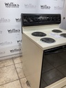 Amana Used Electric Stove 220volts (40/50 AMP) 30inches {4 prong} (Bisque/Black)