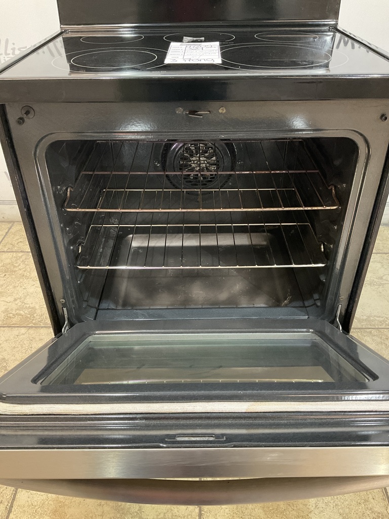 Frigidaire Used Electric Stove 220volts (40/50 AMP) 30inches {3 prong} (Stainless Steel) 