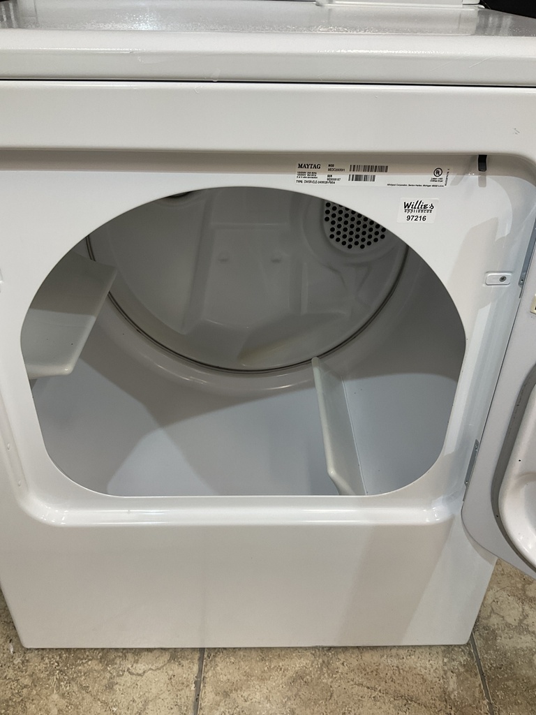 Maytag Used Electric Dryer 220volts (30 AMP) 29inches {3 prong} (White)