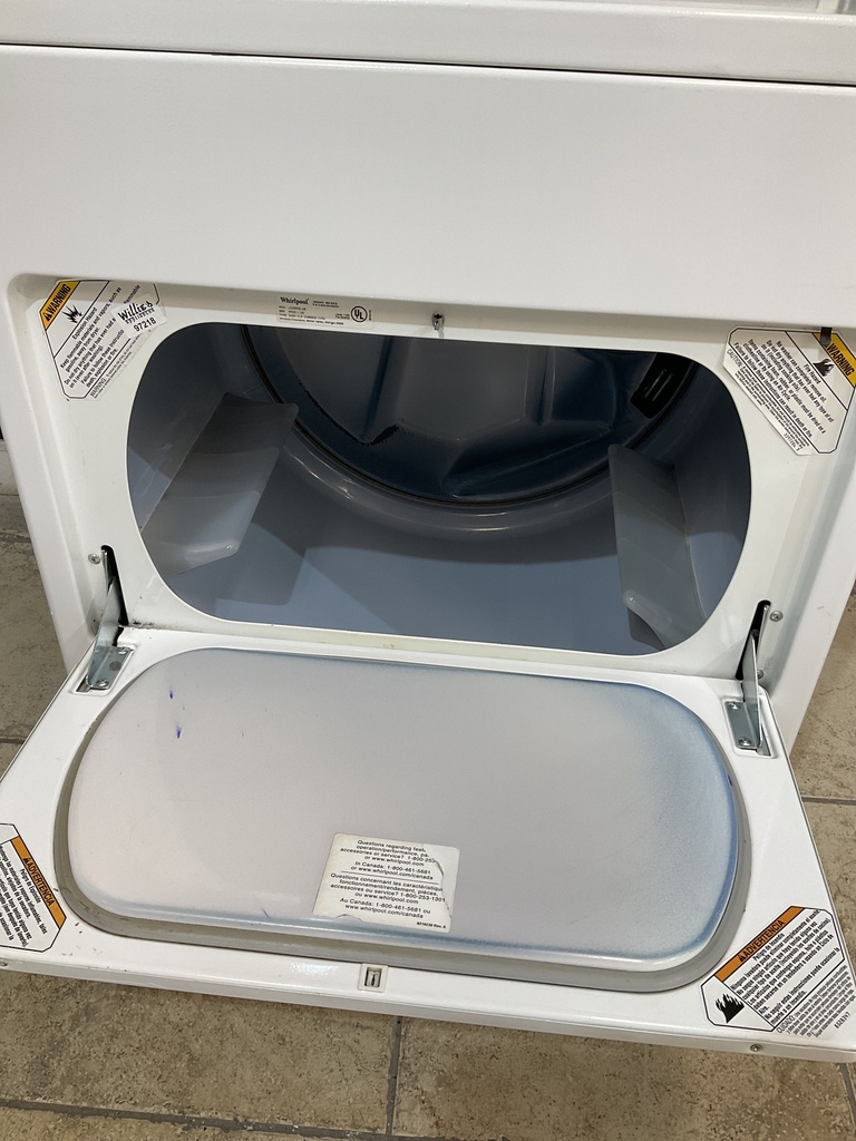 Whirlpool Used Electric Dryer 220volts (30 AMP) 29inches {4 prong} (White)