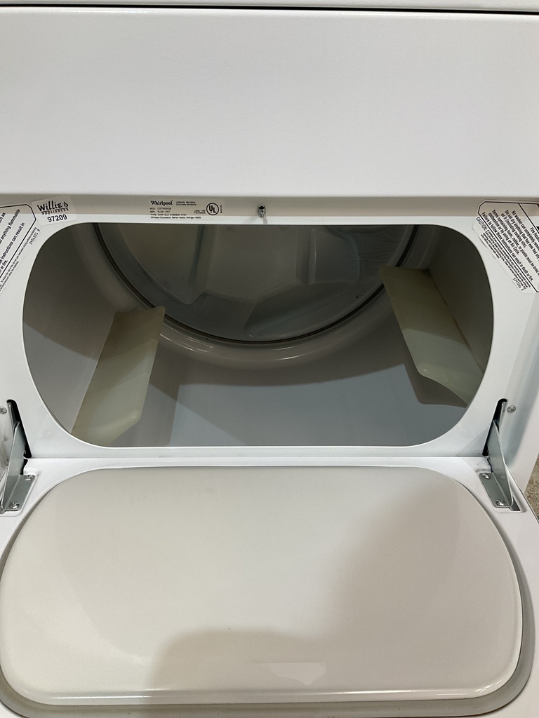 Whirlpool Used Electric Dryer 220volts (30 AMP) 29inches {3 prong} (White )