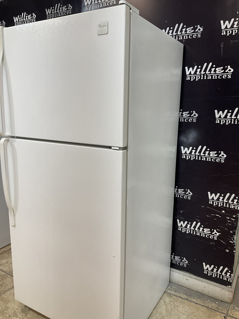 Whirlpool Used Refrigerator Top and Bottom 30x65 1/2” 