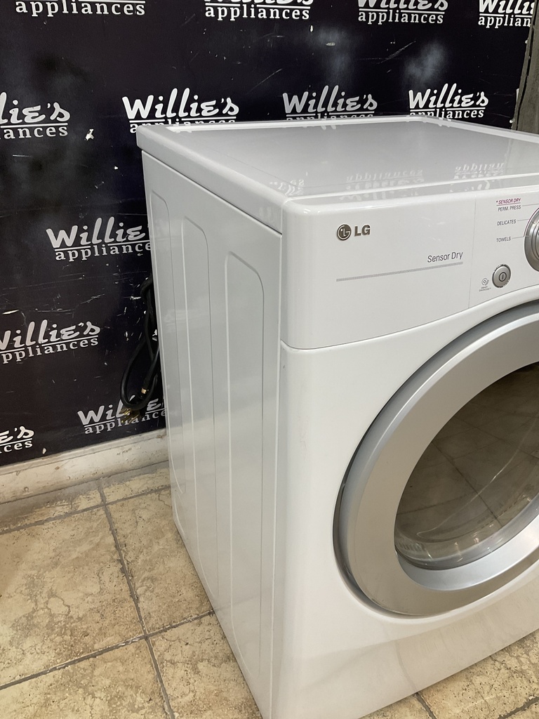 Lg Used Electric Dryer 220volts (30 AMP) 27inches {4 prong} (White) 
