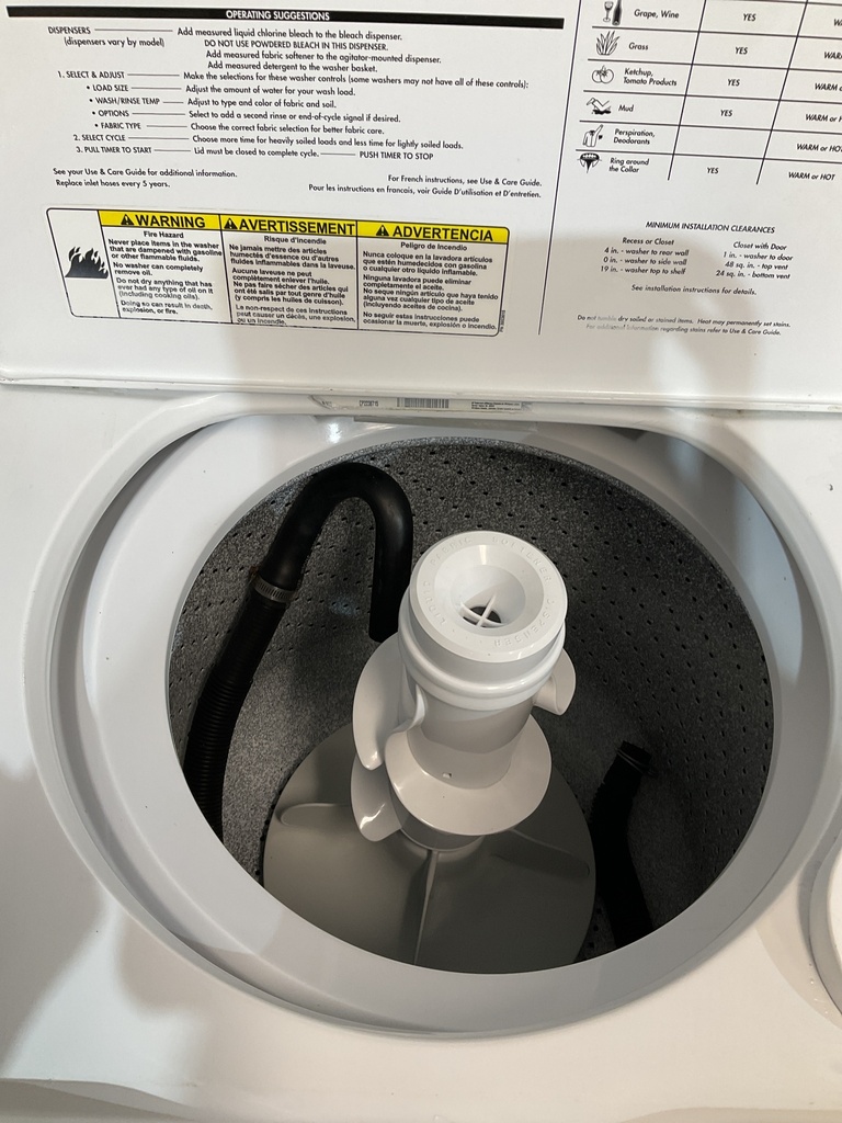 Whirlpool Used Washer Top-load 27inches (White) 