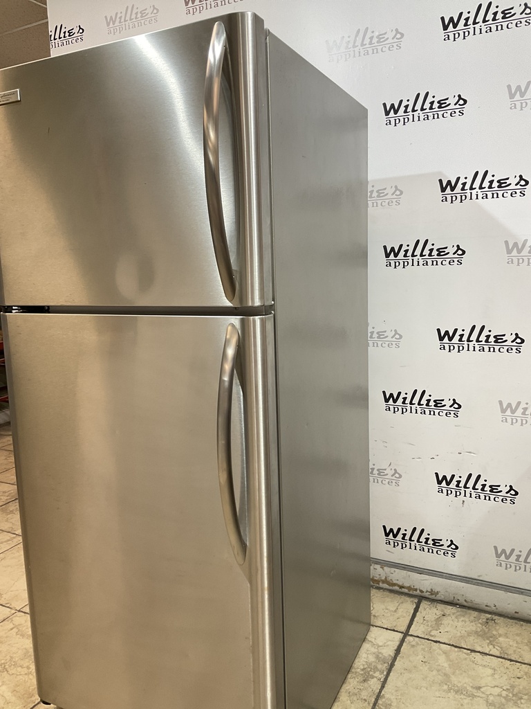 Frigidaire Used Refrigerator Top and Bottom 30x68 1/2” 