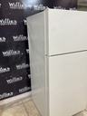 Ge Used Refrigerator Top and Bottom 28x61 1/2’ (Bisque)