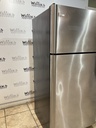 Frigidaire Used Refrigerator Top and Bottom 30x65 1/2’ (Stainless Steel)