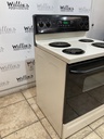 Ge Used Electric Stove 220volts (40/50 AMP) 30inches {3 prong} (Bisque/Black)