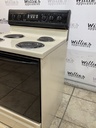 Amana Used Electric Stove 220volts (40/50 AMP) 30inches {3 prong} (Bisque/Black) 