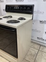 Amana Used Electric Stove 220volts(40/50 AMP) 30inches {3 prong} (Bisque/Black) 