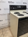 Amana Used Electric Stove 220volts(40/50 AMP) 30inches {3 prong} (Bisque/Black) 