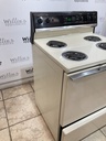 Hotpoint Used Electric Stove 220volts(40/50 AMP) 30inches {no cord} (Bisque/Black) 